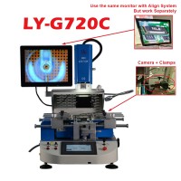 Semi-automatic align BGA Rework Station LY G720/G720 Pro Chip Repairing Welding Soldering Machine With Reball Kit for Laptops/Game consoles 220V 110V 5300W