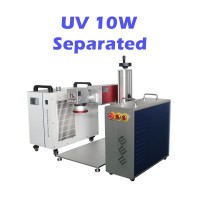 5W 10W Laser Marking Machine UV with Water Chiller Ultraviolet Ray Purple Cold Light Laser Marker Engraver for Glass Carving