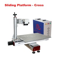 Split 200W Fiber Laser 100W Upgrade with 400MM Cross Slide 50W Metal Marking Engraving Cutting Machine for Steel Engraver Cutter