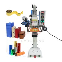 Bronzing Machine Hot Stamping Machine pneumatic Embossing Machine with Hot Stamping Foil gilded paper HS foil for PVC Leather Plastic basket Electrical ring Curved rubber basket Box