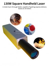 2026 Toys 130W Square Handheld Laser Obstacle Removal Machine Remote Igniter Auxiliary Clearance 18m 20m for Pest Flying Insect