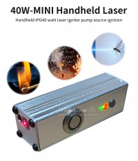 40W Handheld IPG Laser 1m Mini/PLUS IPG Laser Customized Parts 974nm Mosquito Extermination Tool Remote Igniter Heat Dissipation