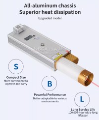 Remote Ignition Toys Laser Obstacle Removal Device 500W High-Power Laser Module Max 50m for Cutting Welding rust Removal Marking