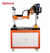 M3-M20 Electric Drilling Tapping Machine Metal Threading Tapper with Fixed Platform 500x800mm 600x900mm Cabinet with Drawers